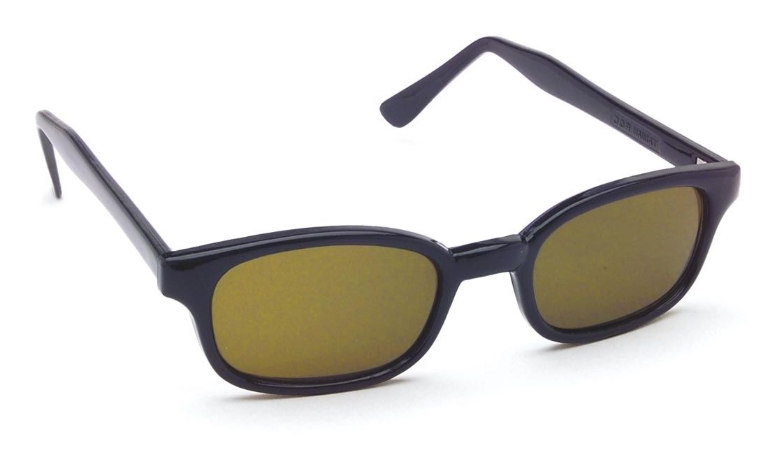 Occhiali Da Sole Pacific Coast KD's Biker | Montatura Nera | Lenti Arancioni | Taglia Unica | Stile Motociclistico - Foto 7