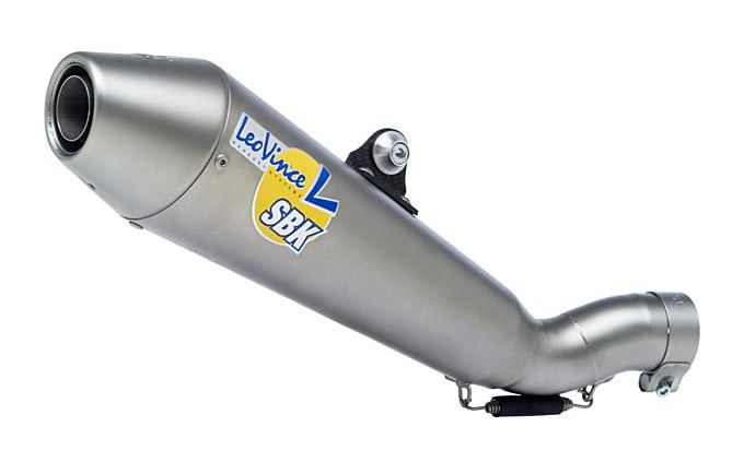 LeoVince GP Style EVO II Slip-On Exhaust Suzuki GSXR 600 / GSXR