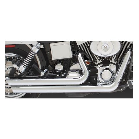 Vance & Hines Big Shots Staggered Exhaust For Harley Dyna 1991-2005