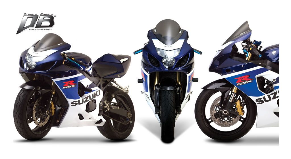 Zero Gravity Double Bubble Windscreen Suzuki GSXR600 / GSXR750
