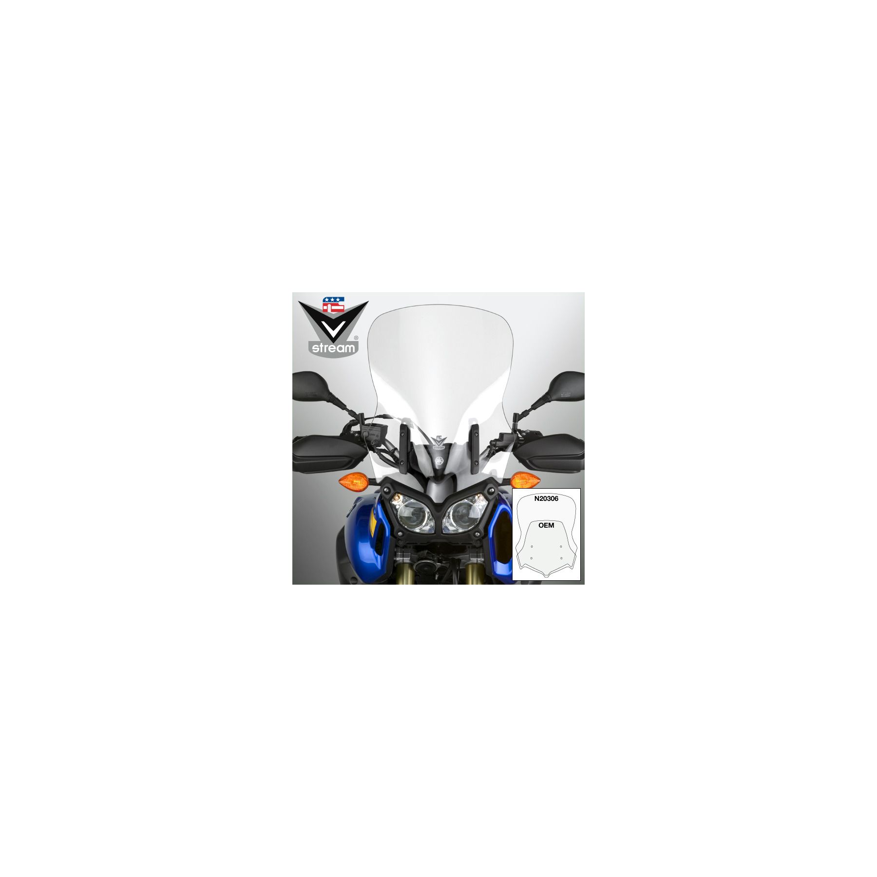 National Cycle National Cycle VStream Tall Touring Windscreen Yamaha Super Tenere 2010-2013 - $184.95 at J&P Cycles