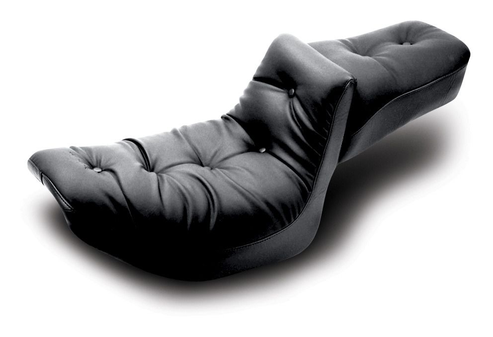 Mustang Two-Piece Regal Duke Seat For Harley FXR 1982-2000