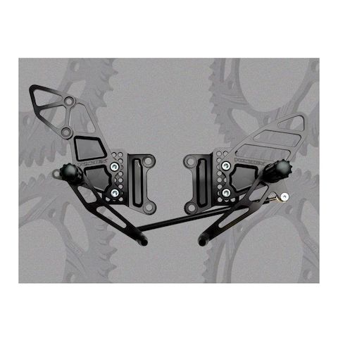 Vortex Adjustable Rearsets Kawasaki ZX6R 2005-2008 /ZX6RR 2005-2006