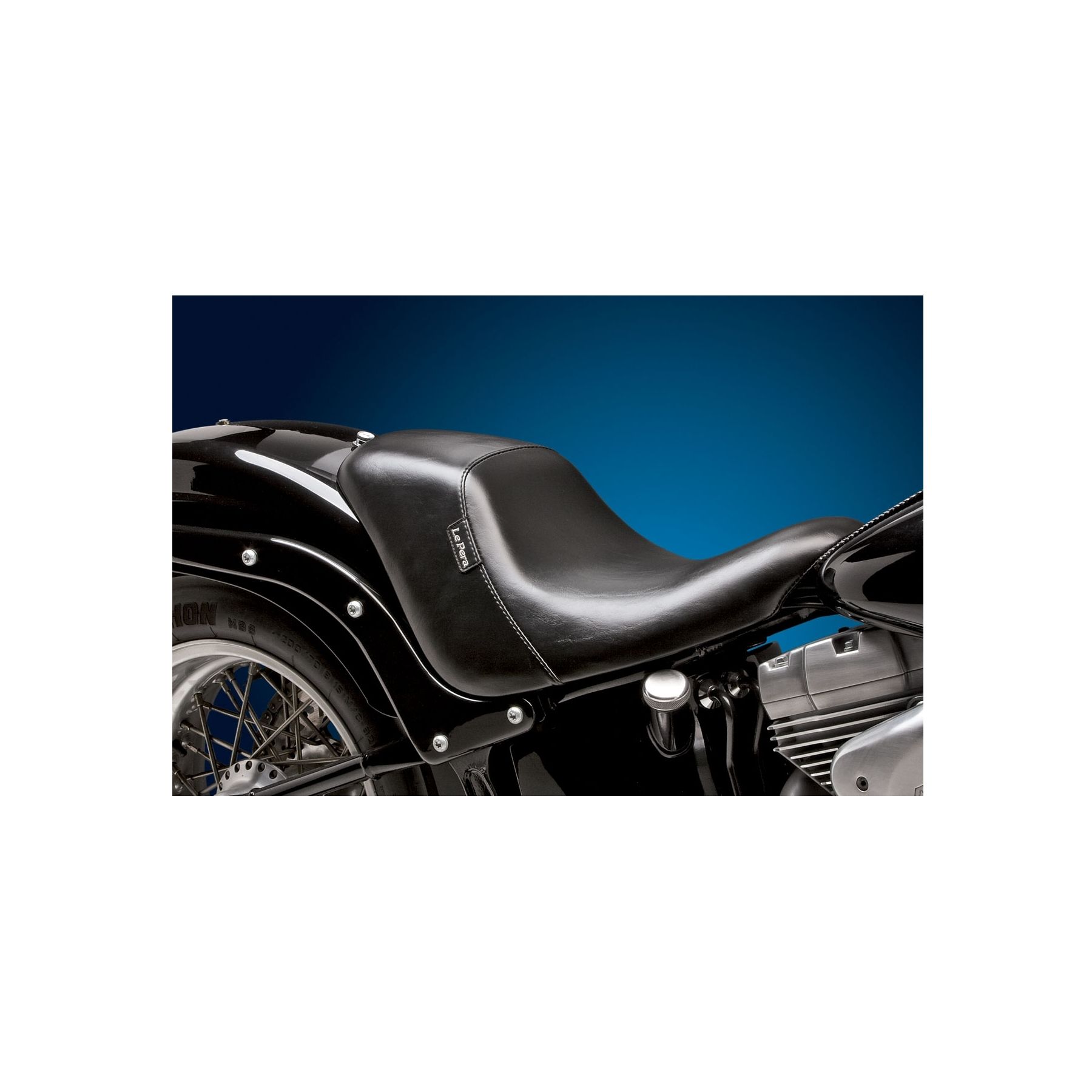 Le Pera Le Pera Bare Bones Solo Seat For Harley Softail With 200mm Tire 2006-2017 - $341.00 at J&P Cycles