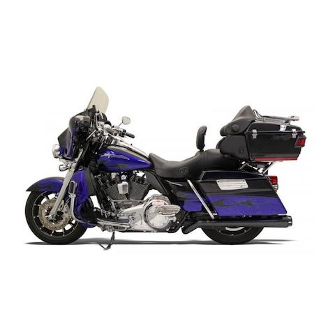 Bassani Road Rage Mega-Power Pseudo Left-Side Muffler For Harley Touring 2009-2016