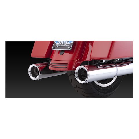 Vance & Hines 4 1/2" Hi-Output Slip-On Mufflers For Harley Touring 1995-2016