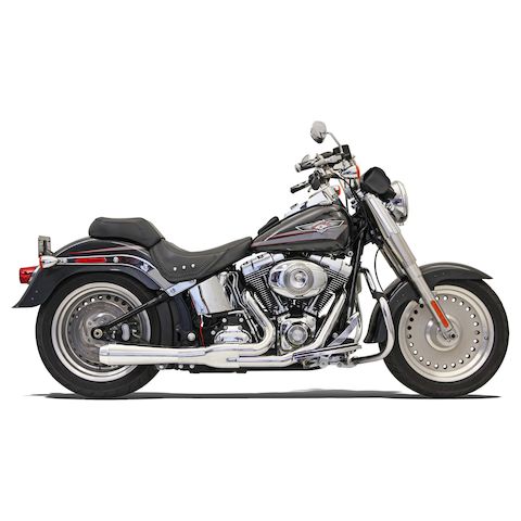 Bassani Road Rage 2-Into-1 Exhaust For Harley Softail 1986-2017