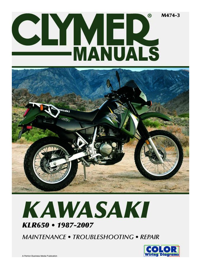 Clymer Manual Kawasaki KLR650 1987-2007 | JPCycles.com