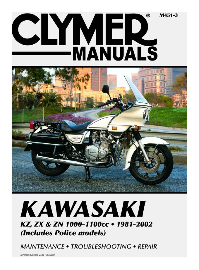Clymer Manual Kawasaki KZ / ZX / ZN 1000 - 1100 1981-2002