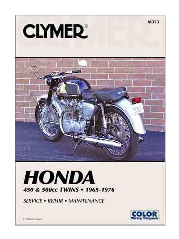 Clymer Manual Honda 450 / 500 Twins 1965-1976 | JPCycles.com