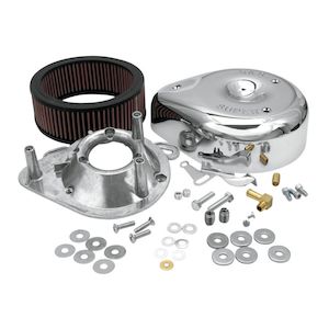 S&S Cycle Teardrop Air Cleaner Kit For Super E&G Carburetors For