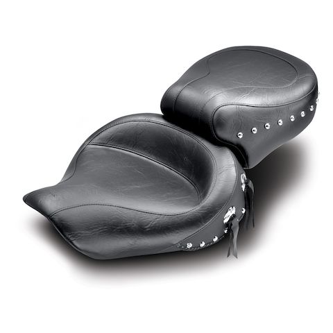 Mustang Wide Touring Smooth Seat For Harley Dyna 2004-2005