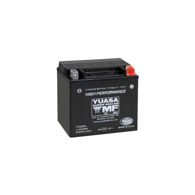 Yuasa YTX20HL Factory Activated AGM High Performance Battery