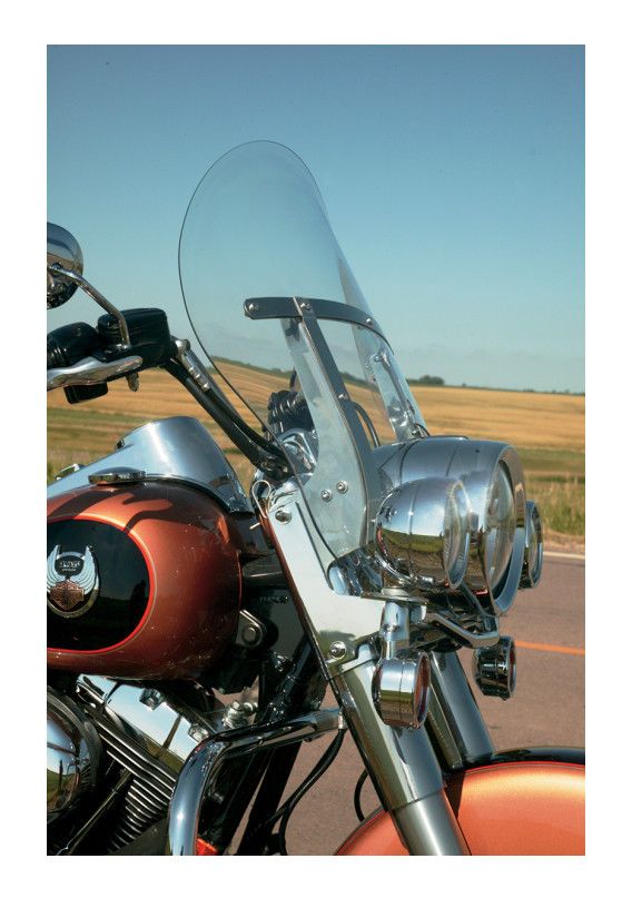 Klock Werks Billboard Flare Windshield For Harley Road King