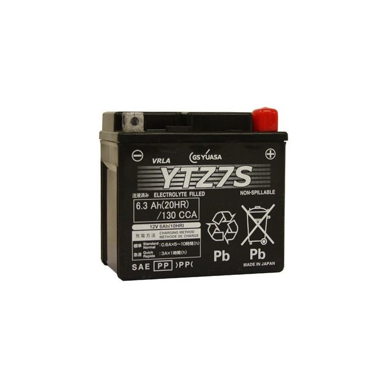 Yuasa YTZ7S Factory Activated AGM High Performance Battery