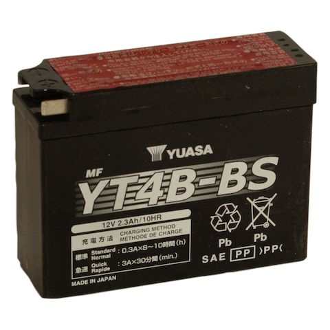 Yuasa YT4B-BS AGM Battery 