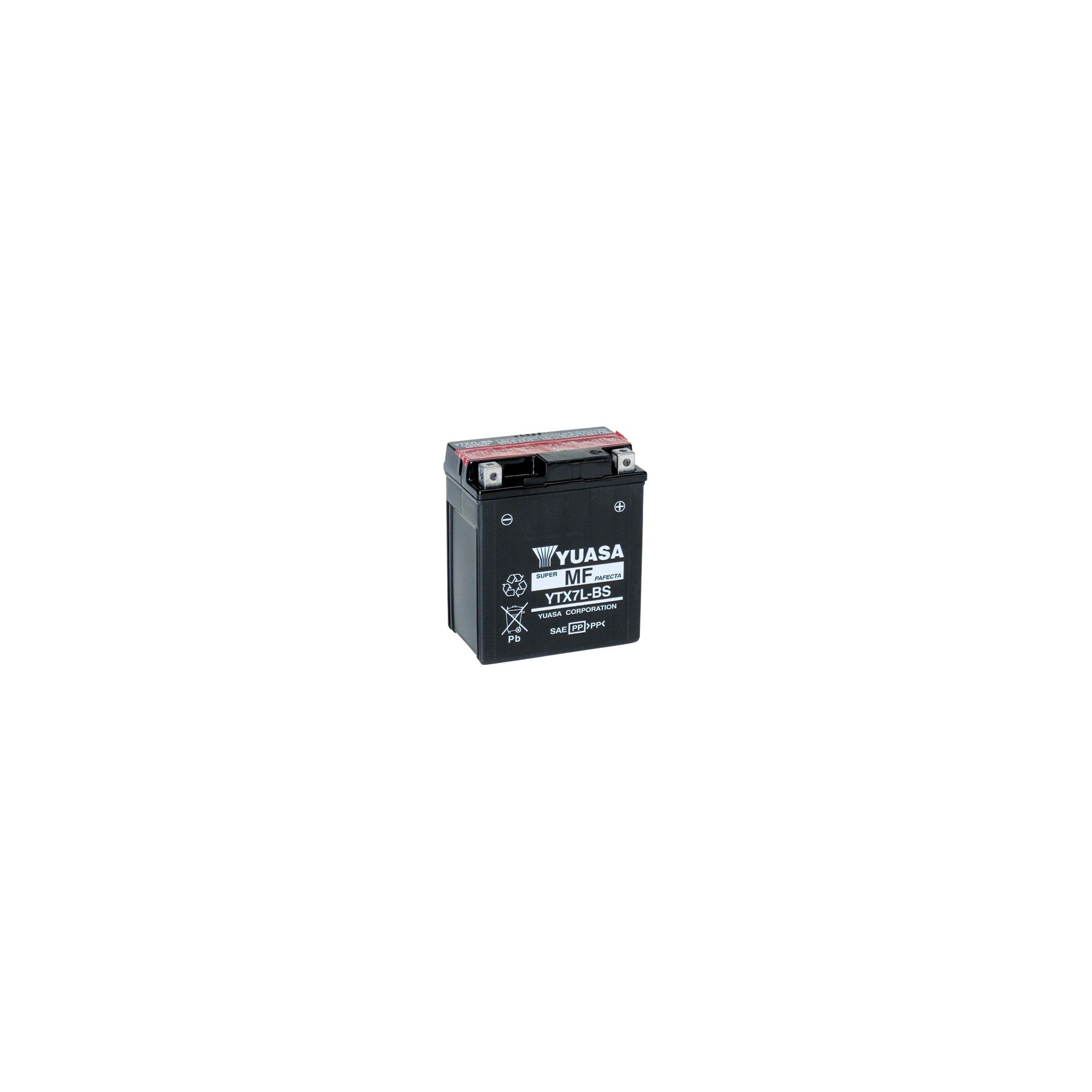 YUAM327BS Yuasa YTX7L-BS AGM Battery sku YUAM327BS