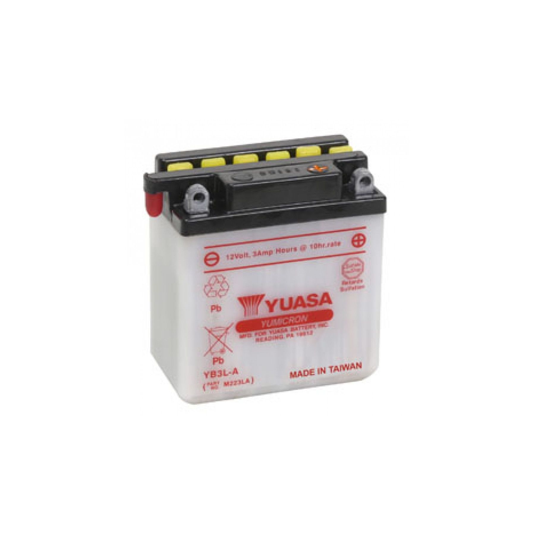 Yuasa YB3L-A Yumicron Conventional Battery