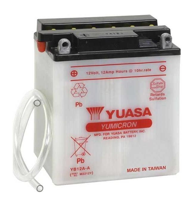 Yuasa YB12A-A Yumicron Conventional Battery