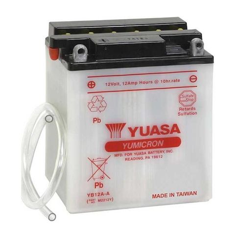 Yuasa YB12A-A Yumicron Conventional Battery