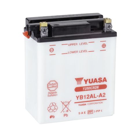 Yuasa YB12AL-A2 Yumicron Conventional Battery