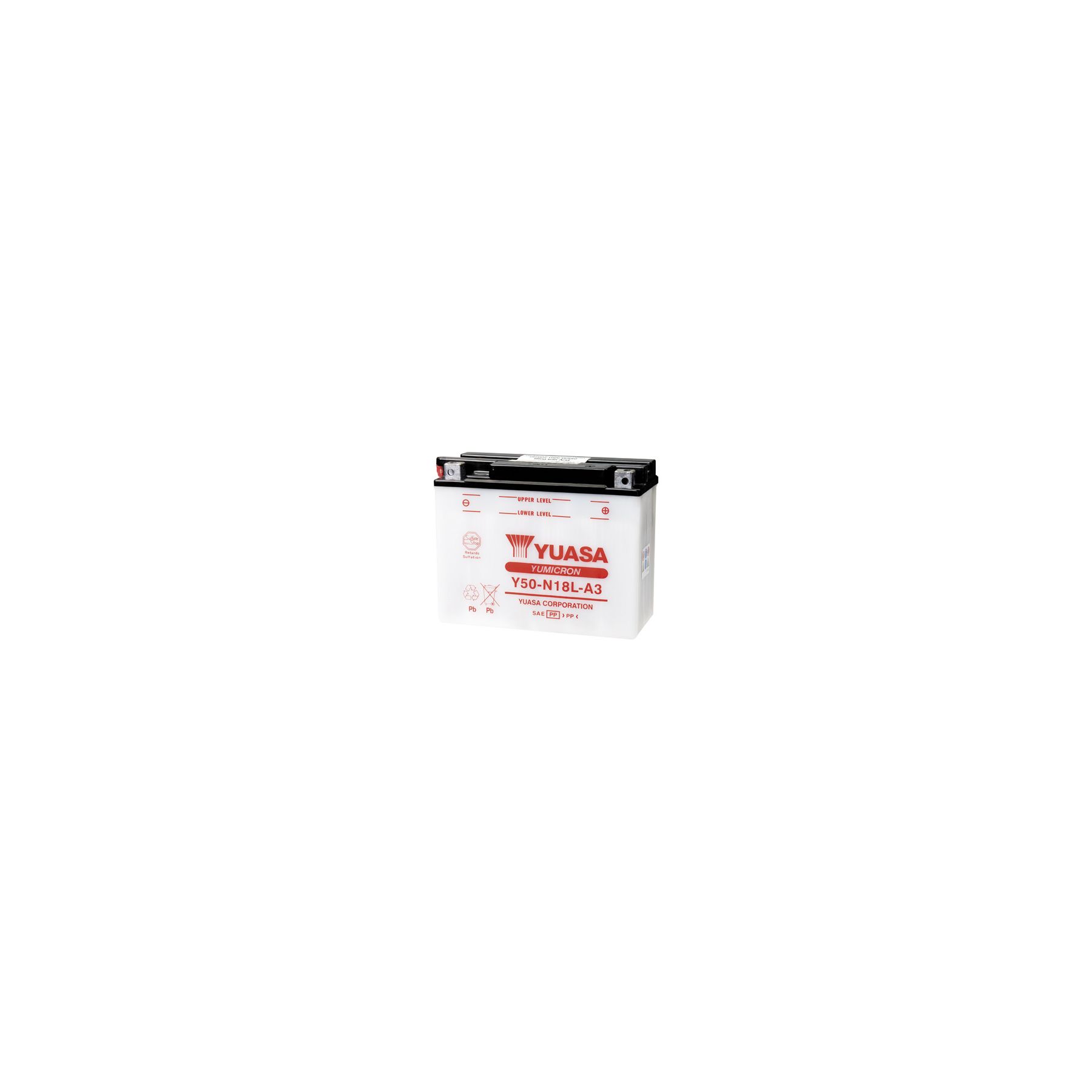 YUAM228A3 Yuasa Y50-N18L-A3 Yumicron Conventional Battery sku YUAM228A3