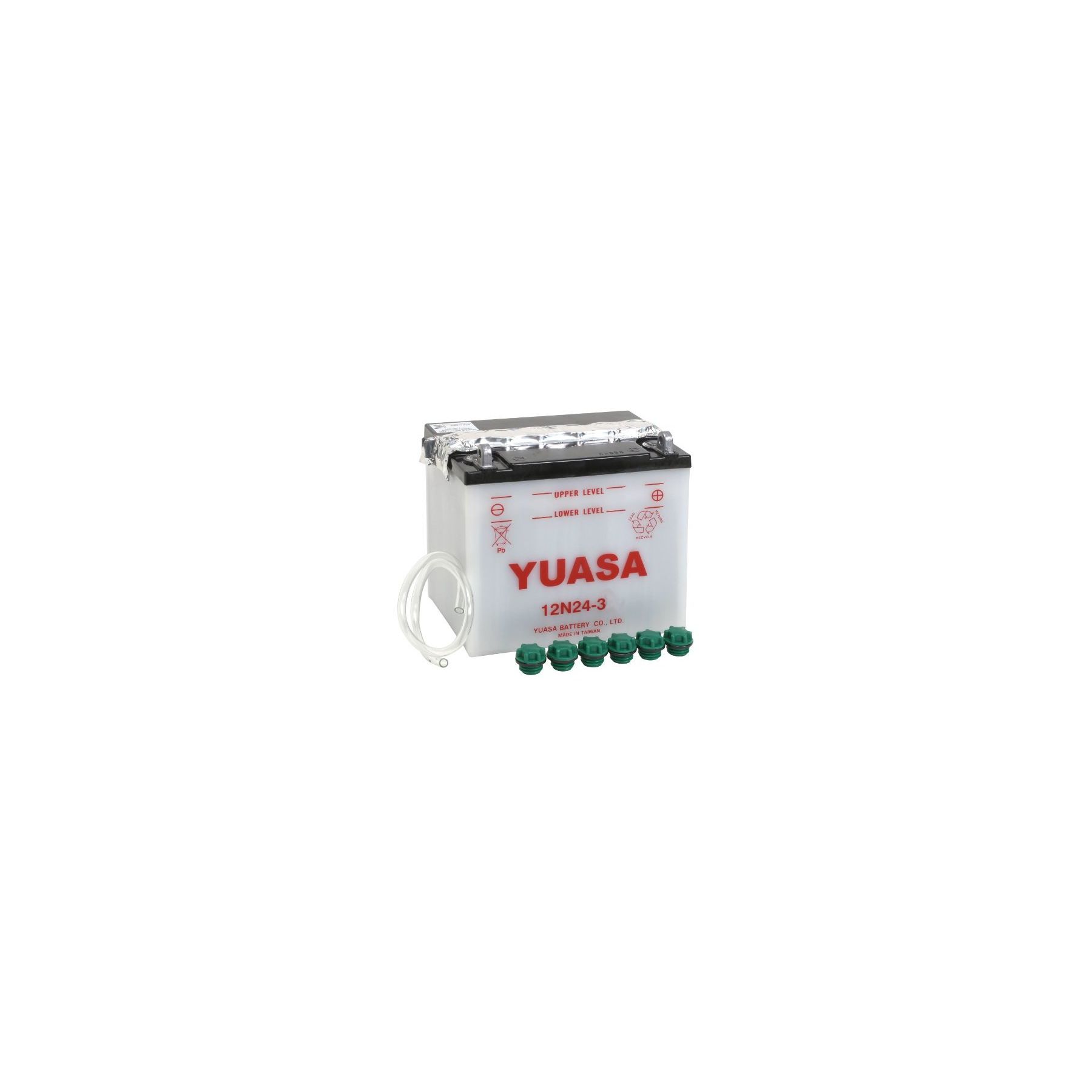 YUAM2224D Yuasa 12N24-3 Conventional Battery sku YUAM2224D