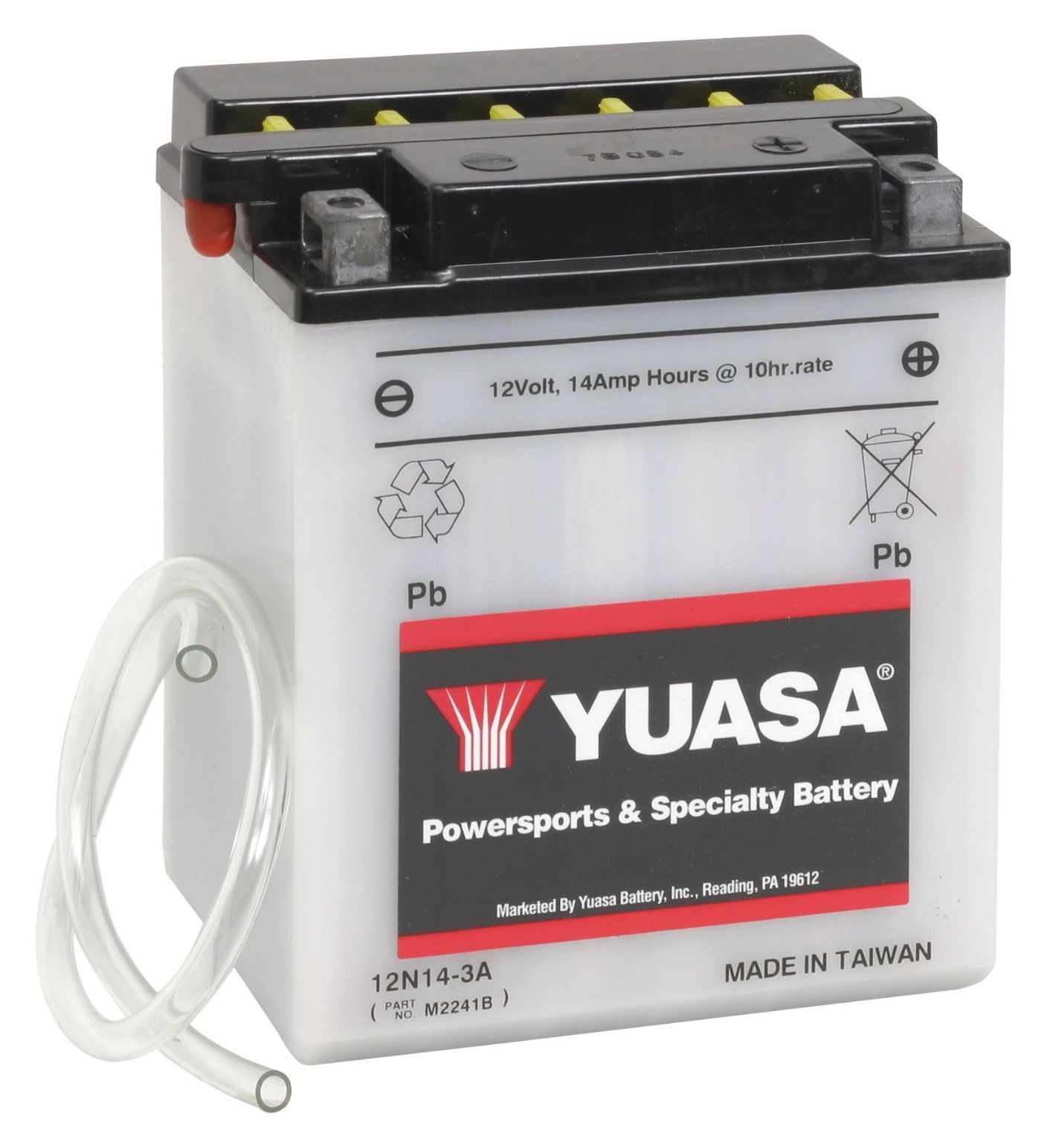 Yuasa 12N14-3A Conventional Battery | JPCycles.com