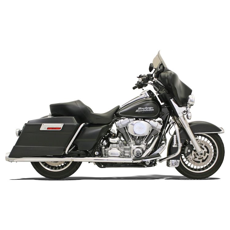 Bassani Power Curve True Dual Crossover Head Pipes For Harley