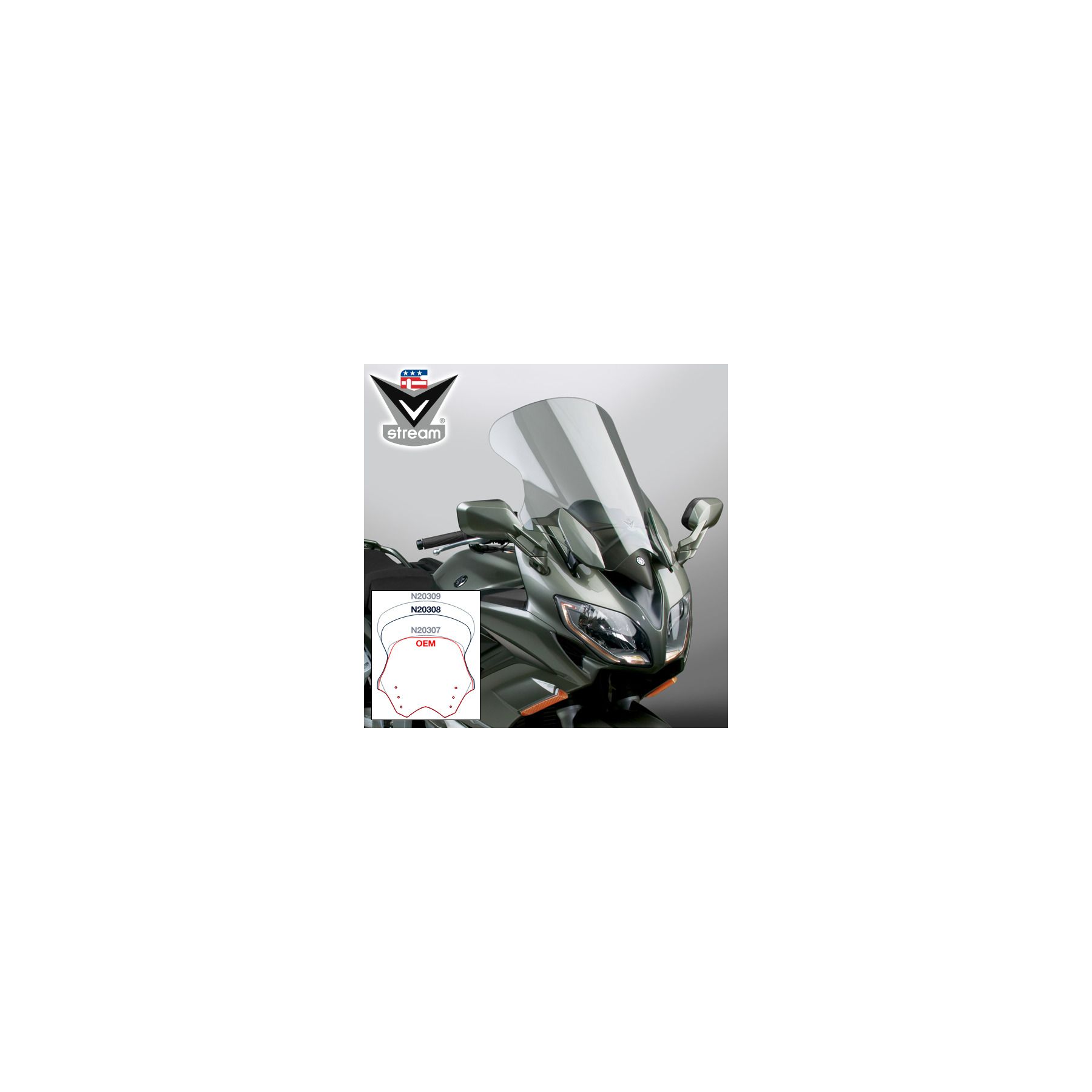 National Cycle National Cycle VStream Sport Touring Windscreen Yamaha FJR1300 2013-2024 - $219.95 at J&P Cycles