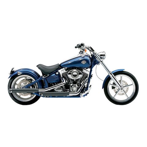 Cobra 3" Slip-On Mufflers For Harley Softail 2007-2017