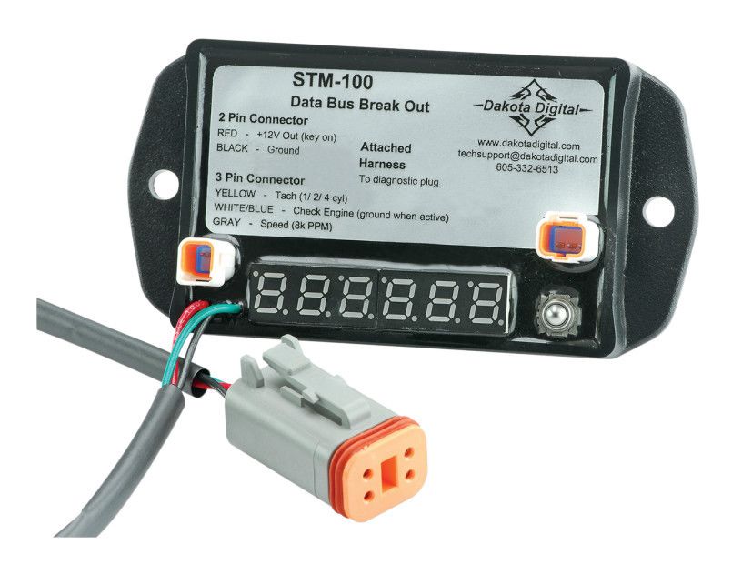 Dakota Digital Aftermarket Speedometer / Tachometer Interface For Harley J1850 Motorcycles