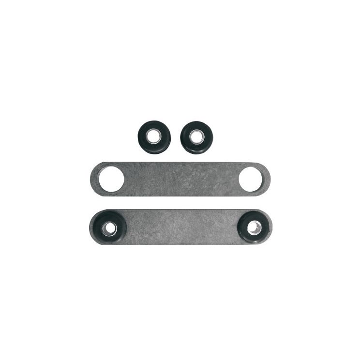 LA Choppers Weld On Gas / Oil Tank Rubber Mount Brackets