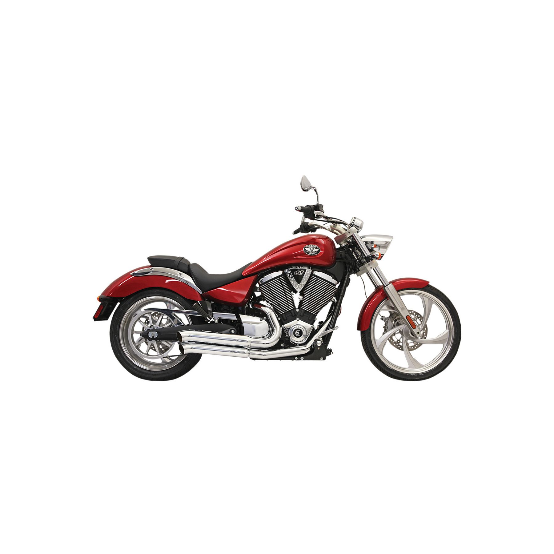 Bassani Exhaust Bassani Pro-Street Turn-Out Exhaust For Victory 2006-2017 - $824.95 at J&P Cycles
