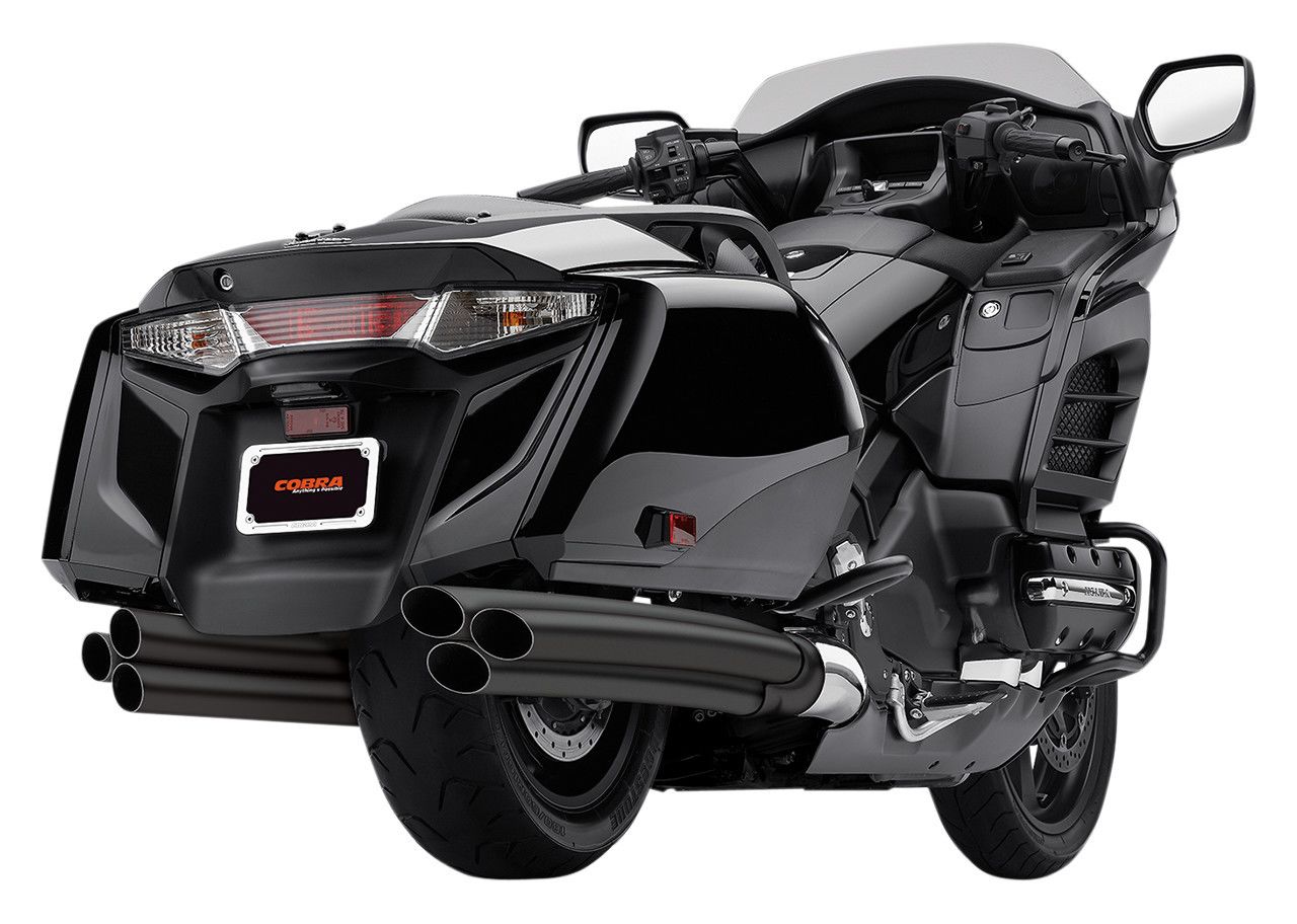 ホンダゴールドウィング　COBRA マフラー クローム Cobra Six-2-Six Slip-On Muffler For Honda Gold Wing 1800 / F6B