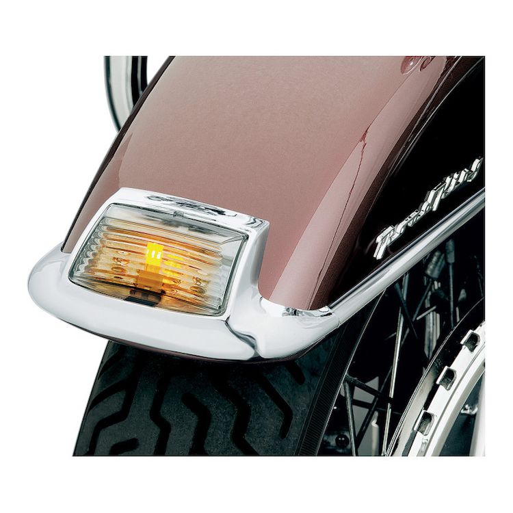 Kuryakyn Fender Tip LED Light And Smoke Lens Kit For Harley 1984-2017