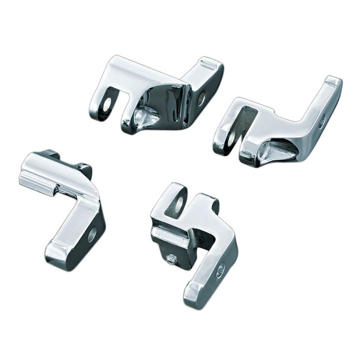 Kuryakyn Driver Floorboard Relocation Brackets For Harley Softail 2000-2017