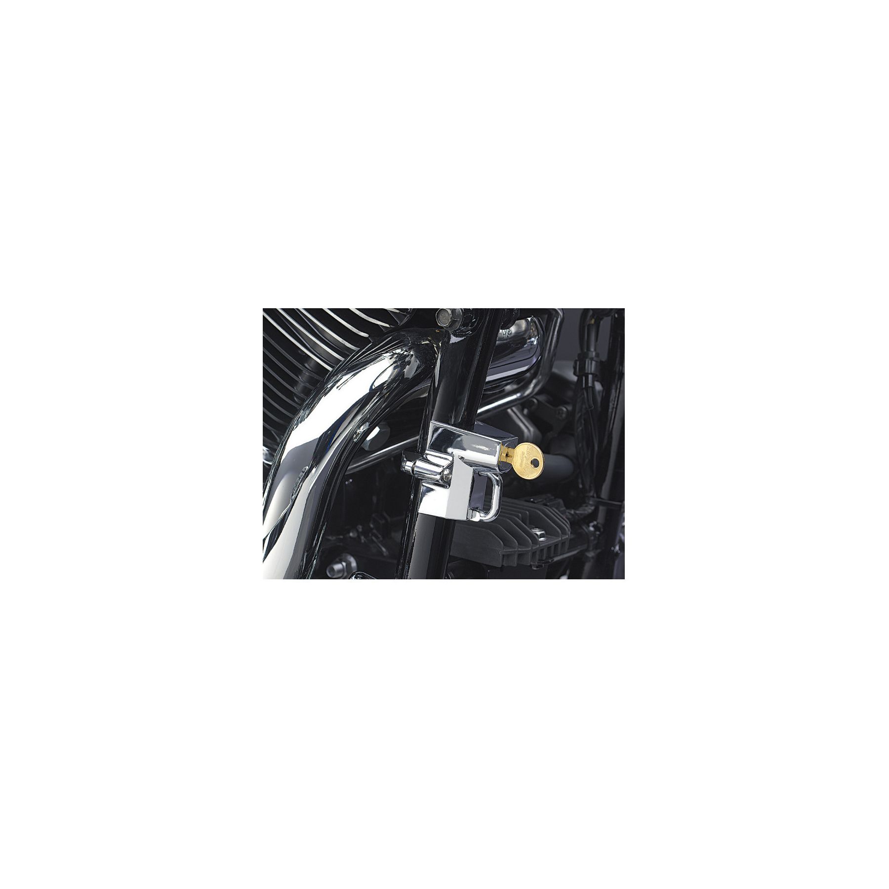 Kuryakyn Kuryakyn Universal Chrome Helmet Lock - $53.99 at J&P Cycles