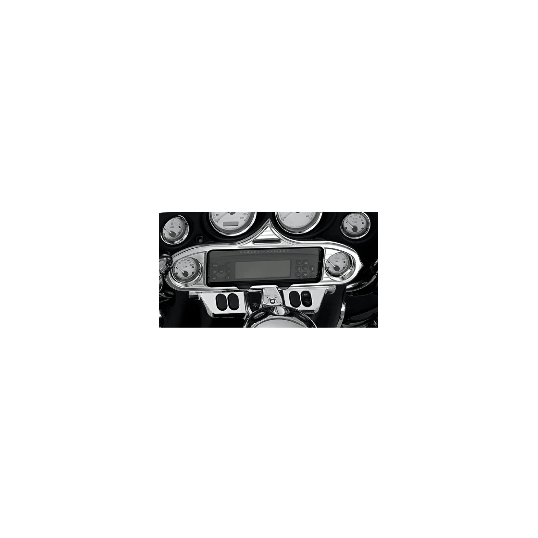 Kuryakyn Kuryakyn Stereo Accent For Harley Touring 1996-2013 - $88.99 at J&P Cycles