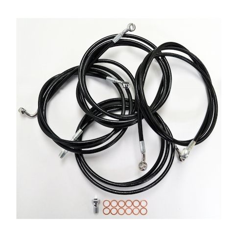 LA Choppers Handlebar Cable And Brake Line Kit For Harley Touring w/ABS 2014-2016