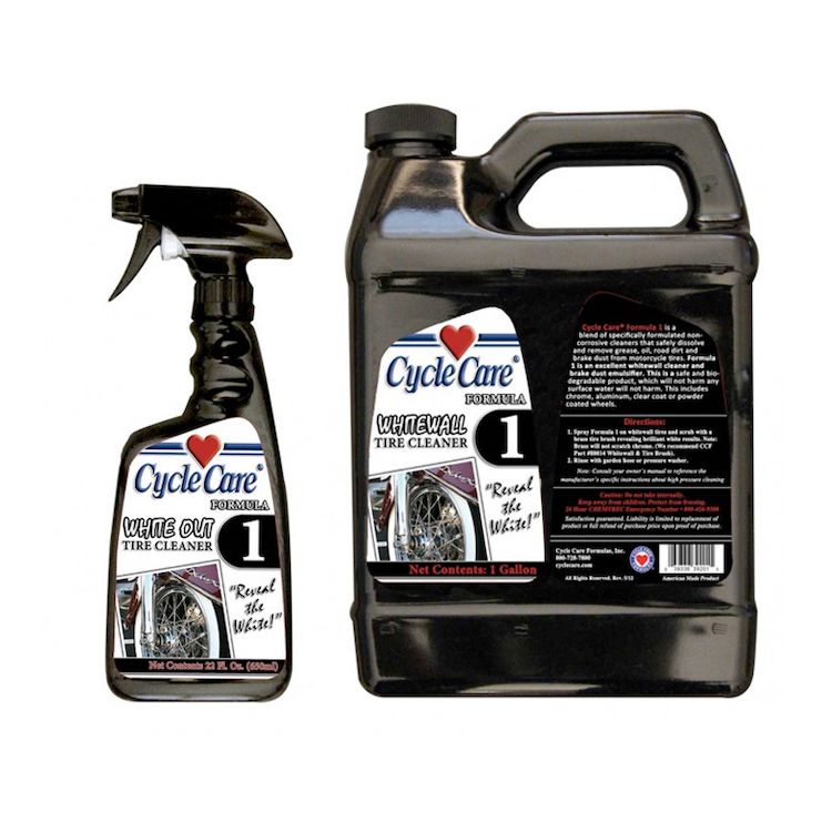 Cycle Care Formula 1 White Wall Tire Cleaner