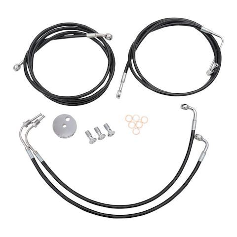 LA Choppers Brake Line Kit For Harley Touring w/ABS 2014-2016
