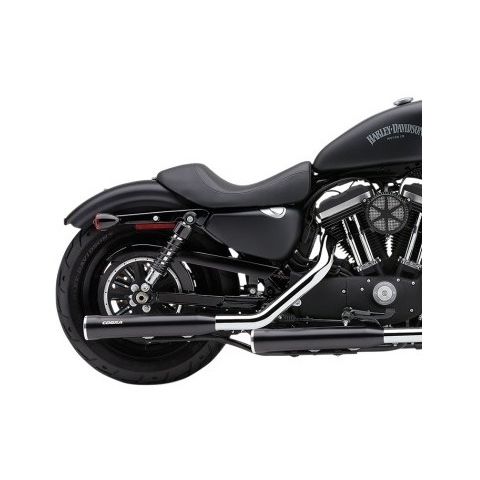 Cobra 3" RPT Slip-On Mufflers For Harley Softail Deluxe / Crossbones 2007-2017