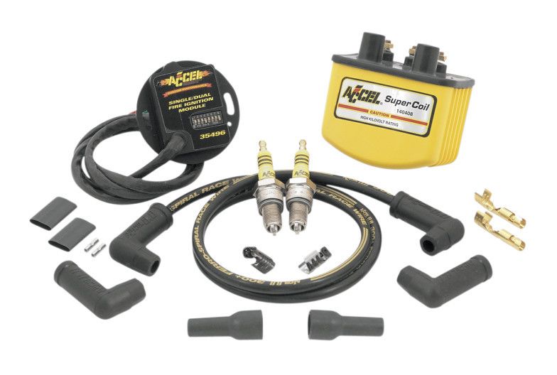 KN様 Accel Single Fire Super System Coil Kit For Harley Big Twin