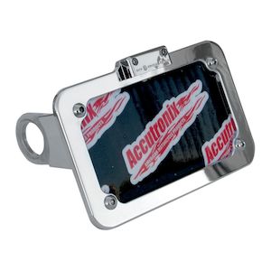 Side Mount License Plate Holder For Harley Davidson Sportster 1200/883 (1996-2003) – Black, With LED Light, Steel Construction