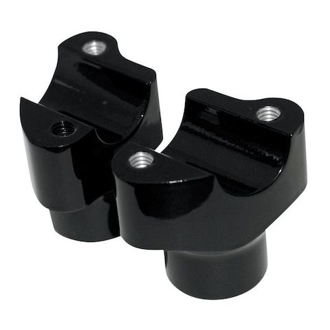 Drag Specialties 1 1/4" Buffalo Handlebar Risers For Harley