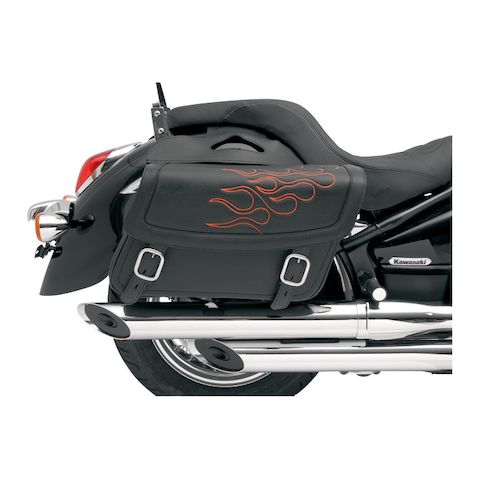 Saddlemen Highwayman Flame Tattoo Saddlebags