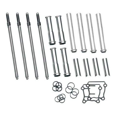 Twin Cam Push Rod Tube Kit For Harley Davidson | Adjustable Pushrods 99-17 Models | OEM Quality Replacement