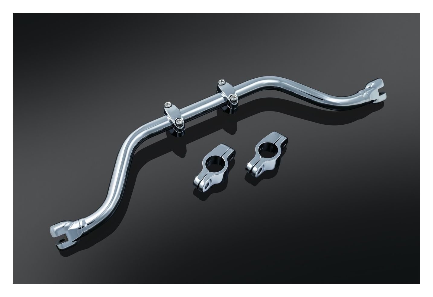 Kuryakyn Adjustable Highway Peg Mustache Bar For Harley Dyna 1991