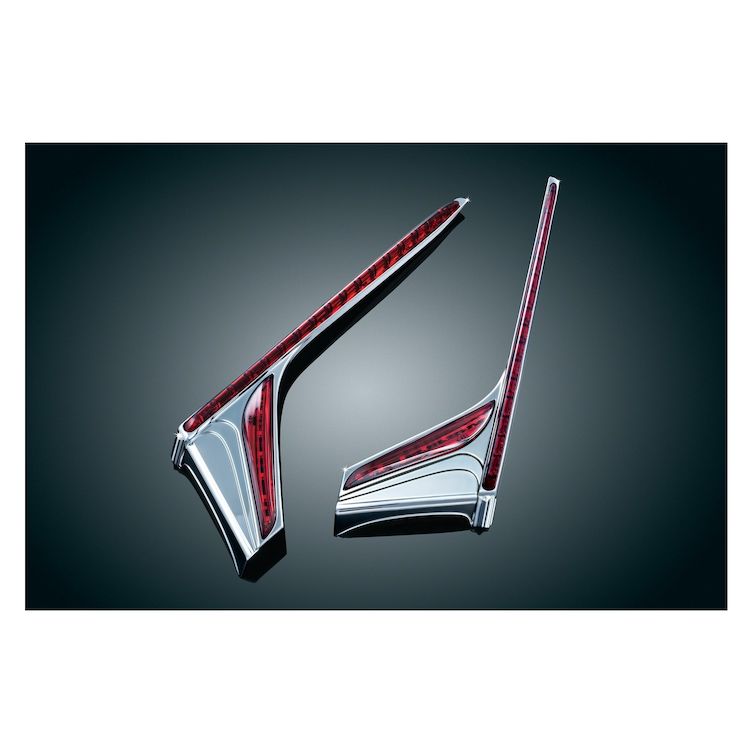 Chrome w/Red Lens